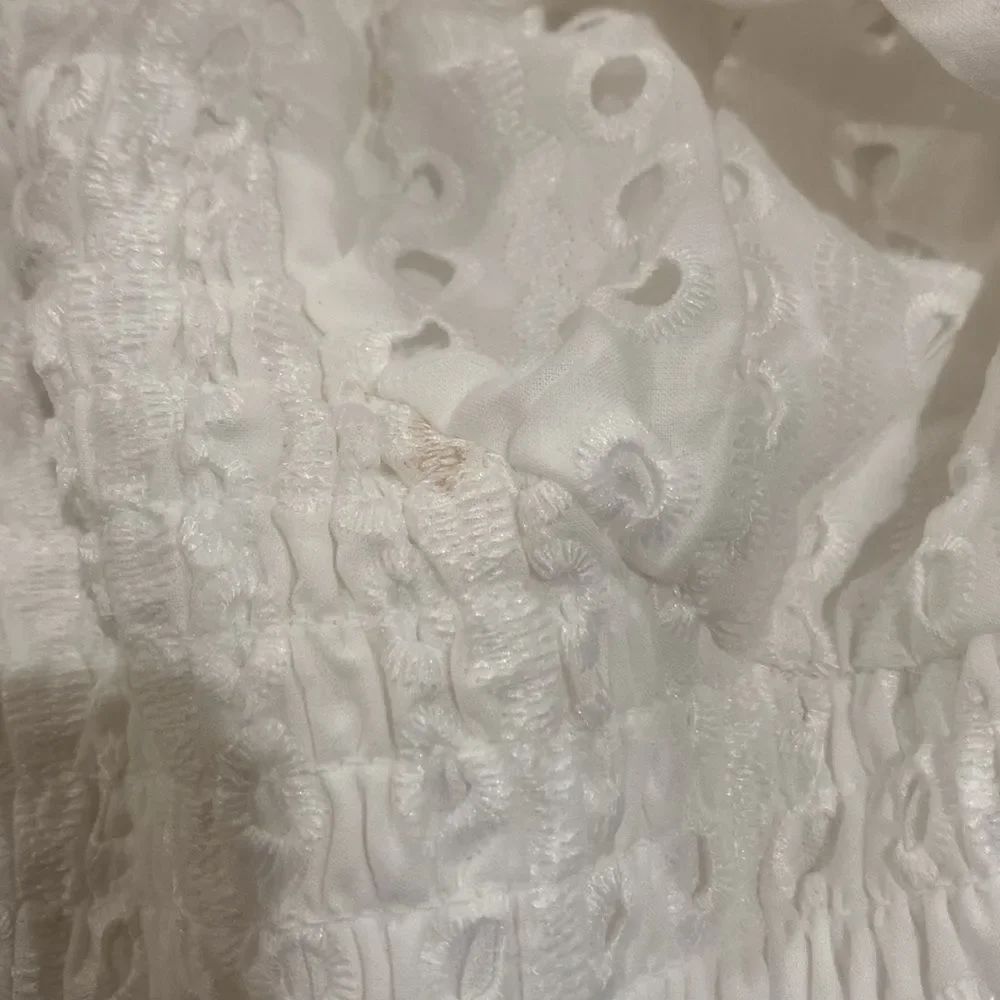 Altar'd State White Eyelet Ruffle Blouse - Picture 6 of 6